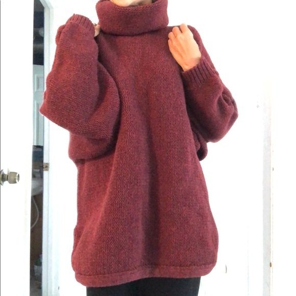 Vintage real wool chunky boho knit sweater by Ramsay of Dublin made - Picture 12 of 12